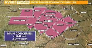 RADAR: Tracking strong storms across Central Texas | KVUE