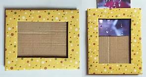 Cara Mudah Buat Bingkai Foto Dari Kardus,Kertas Kado, & Double Tape | Handmade Picture