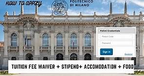 Full Scholarships at Politecnico di Milano | Politechnico di Milano Application Process |No IELTS