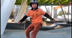 Gordon Cormier Filipino/Canadian child actor one of his talents is skateboarding.