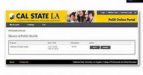 Submitting a Supplemental Program Application for Cal State LA Downtown