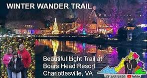 Winter Wander Trail | Boar’s Head Resort | Charlottesville, VA | Christmas Lights