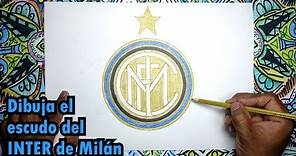 Dibuja el escudo oficial del Club INTER de Milán