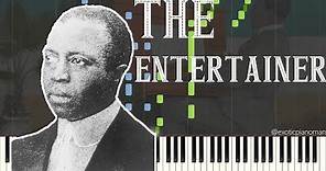 Scott Joplin - The Entertainer (Solo Ragtime Piano Synthesia)