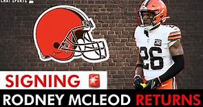 JUST IN: Browns Re-Signing Safety Rodney McLeod In NFL Free Agency 2024 | Browns News