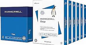 Hammermill Printer Paper, 20 lb Copy Paper, 8.5 x 11 - 6 Packs (2,400 Sheets) - 92 Bright, Made in the USA