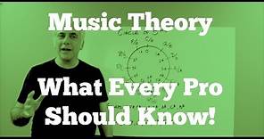 Music Theory Lecture - What Every Pro Musician Needs To Know