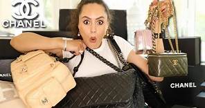 My Mum's CHANEL Designer Bag Collection *22 CHANEL BAGS!*