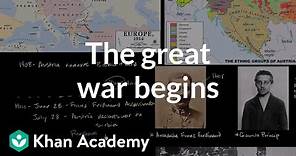 The Great War begins | The 20th century | World history | Khan Academy