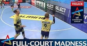 Watch Gudjon Valur Sigurdsson's full-court goal in Round 10 of the VELUX EHF Champions League