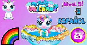 🎮 My Baby Unicorn 2 ESPAÑOL 🦄 APP 📲 ¡Unicorni sube al nivel 5! Juega con SHEILA 🧙‍♀️Tutotoons