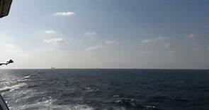 Gulf of Aden - Sailing in a ship convoy onboard the Serenade of the Seas HD (2013)