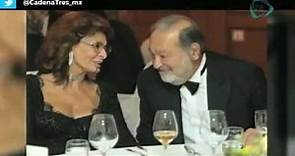La Sobremesa. Carlos Slim y Sophia Loren podrían sostener un romance
