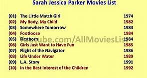 Sarah Jessica Parker Movies List