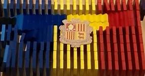 La Bandera de Andorra en Dominós! 🇦🇩 #Shorts [1080p/60FPS - HD]