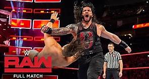 FULL MATCH - The Miz vs. Roman Reigns – Intercontinental Title Match: Raw, November 20, 2017