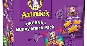 Annie's Homegrown Organic, Snack Variety Pack, Cheddar Bunnies and Bunny Grahams, 1 oz, 36 ct
