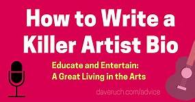 How to Write a Killer Musician Bio (With Examples)