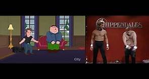 Family Guy: Patrick Swayze and Chris Farley Pisstake