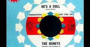 Honeys - HE'S A DOLL (Gold Star Studios) (Wrecking Crew) (1964)