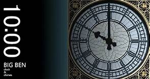 Big Ben (10:00) chimes and clock | Big Ben Digital