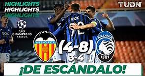 Highlights | Valencia 3 (4) - (8) 4 Atalanta | Champions League - 8vos Final | TUDN