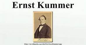 Ernst Kummer