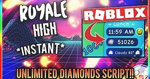 [WORKING]🔥ROBLOX HACK!🔥 | ROYALE HIGH | 😱 INSTANT UNLIMITED DIAMONDS SCRIPT 😱 [FREE] [Aug 02]