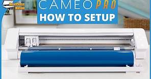 Introducing the Silhouette Cameo Pro 24" Wide Vinyl Cutter - Setup