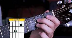 How to Play Am7 on Guitar - Open Position - Beginner Guitar Chords