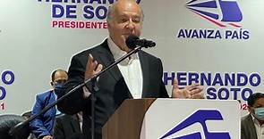 Elecciones 2021: conoce el perfil de Hernando de Soto, candidato de Avanza País