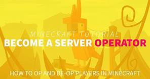 How to OP and De-OP Players on Minecraft Servers