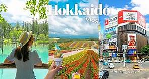 JAPAN TRAVEL VLOG| Summer in Hokkaido | Exploring Sapporo, Otaru, Asahikawa 🌻