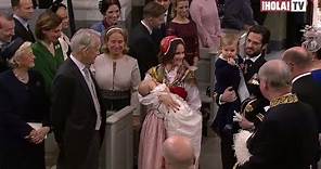 La familia Real de Suecia bautiza al príncipe Gabriel | La Hora ¡HOLA!