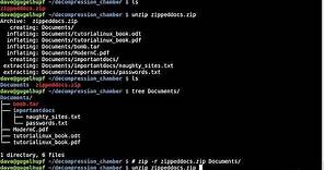 How to Zip and Unzip Directories on Linux
