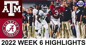#1 Alabama vs Texas A&M Highlights | College Football Week 6 | 2022 College Football Highlights