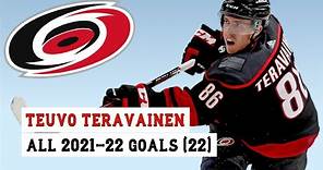 Teuvo Teravainen (#86) All 22 Goals of the 2021-22 NHL Season
