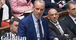 Dominic Raab says he is confident he behaved professionally, as he faces bullying allegations