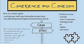 Coherence and Cohesion in Academic Writing