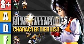 WHO IS THE BEST In Final Fantasy 9!? | FFIX Character Tier List