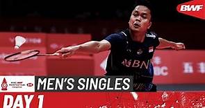 HSBC BWF World Tour Finals 2023 | Kodai Naraoka (JPN) vs. Anthony Sinisuka Ginting (INA) | Group A