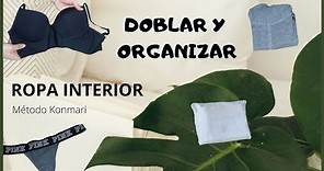 Cómo DOBLAR y ORGANIZAR la ROPA INTERIOR - Método Konmari | Caritolinda