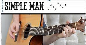 "Simple Man" Guitar Tutorial - Lynyrd Skynyrd | Arpeggiate Basic Chords