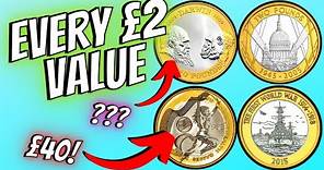 What is EVERY £2 Coin REALLY Worth?? (UK Circulation)