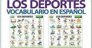 Los deportes en español | Names of Sports in Spanish | Aprender español | Vocabulario en español