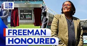 Cathy Freeman honoured with stand at Sydney’s Accor Stadium | 9 News Australia
