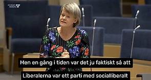 Ulla Andersson pressar Liberalerna om sjukförsäkringen.