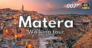 MATERA, Italia [ 4K ] PASEO A PIE | Con subtítulos | Basílicata sur de Italia "WALKING TOUR"