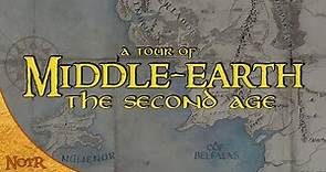 Maps of Middle-earth: The Second Age | Tolkien Explained