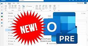 The New Outlook for Windows E-Mail Client (One Outlook)